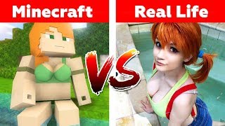 MINECRAFT ALEX IN REAL LIFE! Minecraft vs Real Life animation