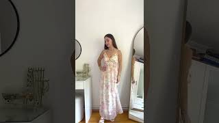 Çiçekli Elbise Outfit