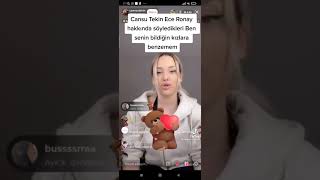 ECE RONAY CANSU TEKİN KAVGA #tiktok #eceronay #cansutekin #tiktokkavga #tiktokka