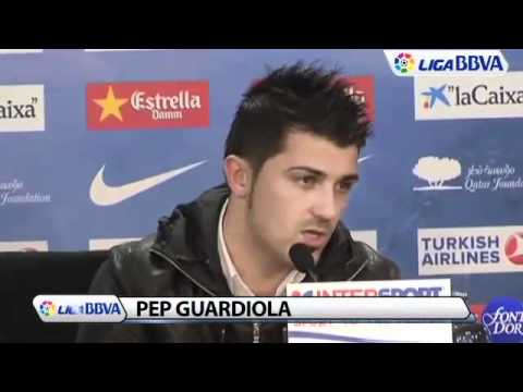 David Villa FC Barcelona Interview 24012011