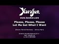 Karaoke Please, Please, Please Let Me Get What I Want - The Smiths *