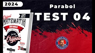 Parabol Test 04 Ori̇ji̇nal Ayt Soru Bankasi