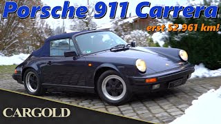 Porsche 911 Carrera Cabriolet, 1987, Bis 2019 In 1. Hand, Original Erst 52.962 Km!