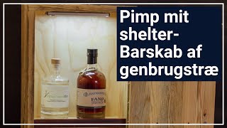 Barskab til shelter af genbrugstræ