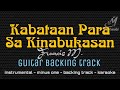 KABATAAN PARA SA KINABUKASAN [ FRANCIS M.] GUITAR BACKING TRACK