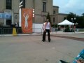 Awesome older couple dancing