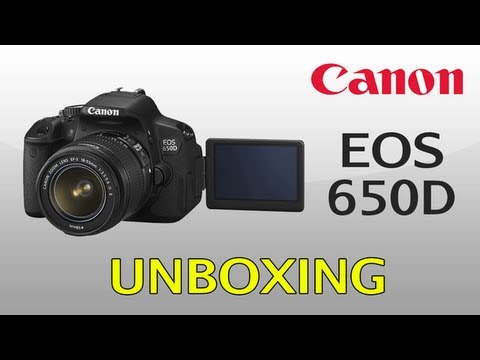 UNBOXING: Canon EOS 650D DSLR / Rebel T4i + 18-55mm Lens Kit [HD]