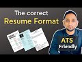 Best Resume Format | Tips for writing an AWESOME Resume | ATS Resume Format