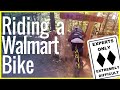 Riding a Walmart Huffy Fat bike down Hawleywood at Thunder Mountain