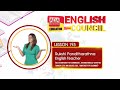 Ada Derana Education - English Council Phase 2 Lesson 195