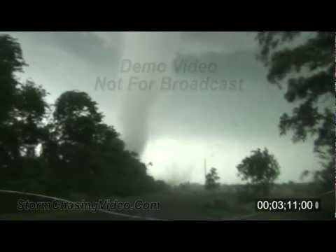 5/24/2011 Canton, OK close up tornado B-Roll stock footage