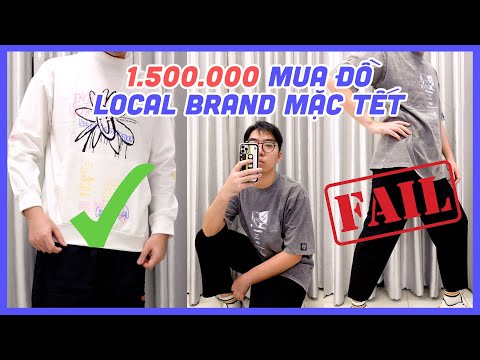 1.500.000đ mua quần áo LOCAL BRAND online mặc tết 👕 Thành công hơn mong đợi! maybayvlog