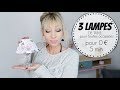 Comment créer 3 LAMPES déco de table (pour toutes occasions) !