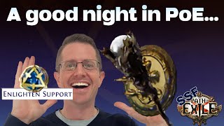 Dropping Enlighten Support And Other Items - Path Of Exile Ssf Srs