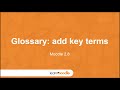 Learn Moodle 2015: Glossary Activity