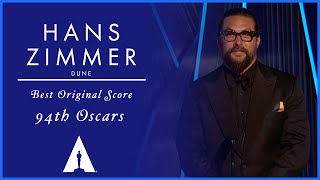 Hans Zimmer Wins Best Original Score for 'Dune'  | 94th Oscars