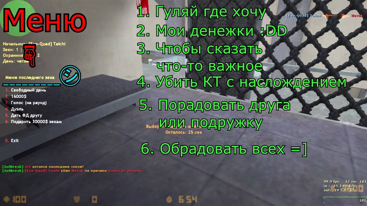 Как сделать меню на своем сервере Как сделать меню на своем сервере