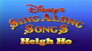 Closing To Disney's Sing Along Songs: Heigh Ho 1990 VHS