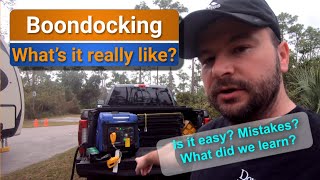 Our FIRST time dry camping with no-hookups | Everglades National Park