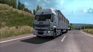 Ets2 1 34X . Türki̇yemap. Renault Premi̇um Reworked Sounds Si̇nop Tokat