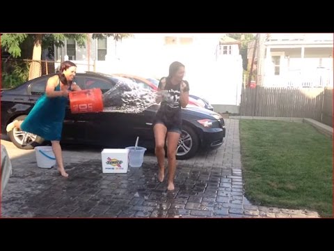 2 Girls, 9 Buckets - ALS Ice Bucket Challenge