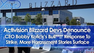 Activision Blizzard Devs Denounce CEO Bobby Kotick's BS Response To Strike + New