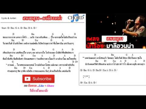 สหายสุรา - มาลีฮวนน่า คอร์ด เนื้อเพลง 「Official ChordZa」