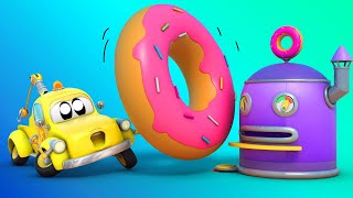Робот Пекарь Делает Гигантские Пончики!  | Эвакуатор Изобреinvenтом | Car City World App