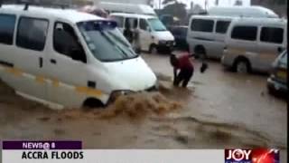 Several Accra suburbs inundated after hours of rains - Joy News (5-6-14)