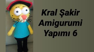 Kral Şakir Amigurumi Yapımı Tarifi 6 (Baş, Kapüşon, Siper, Göz, Burun Yapımı)