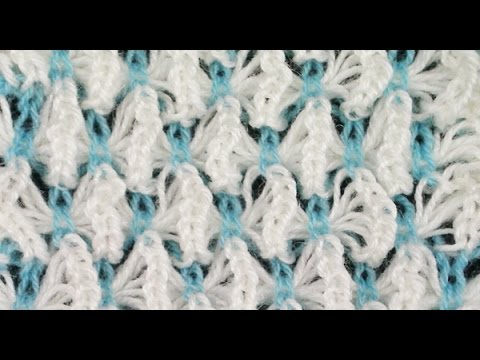 Ажурный узор "Ракушки" (вязальная машина Нева-2)