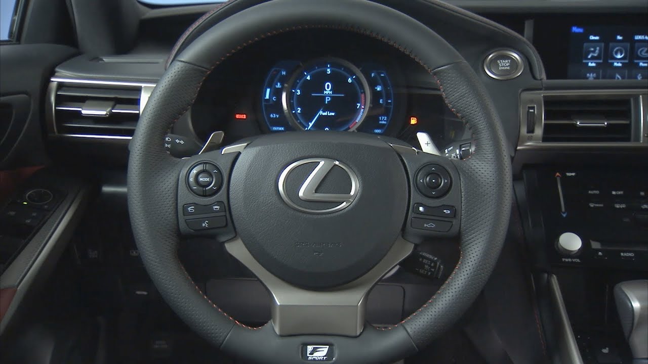 2014 Lexus IS 350 F Sport - INTERIOR - YouTube