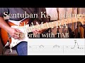 EKAMATRA - Sentuhan Kecundang - Guitar Intro, Solo & Outro Tutorial with TAB