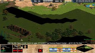 AoE 22 Random Tễu, KingKong vs Nike, Tùng Anh Ngày 25-12-2017