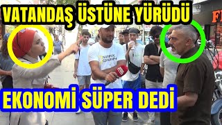 Ekonomi̇ Süper Dedi̇. Vatandaş Üstüne Yürüdü. Yalan Söyledi̇ Meydan Karişti.