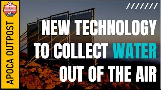 🔴NEW TECHNOLOGY TO COLLECT WATER OUT OF AIR 💧