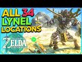 ALL 34 Lynel locations Zelda Tears of the Kingdom