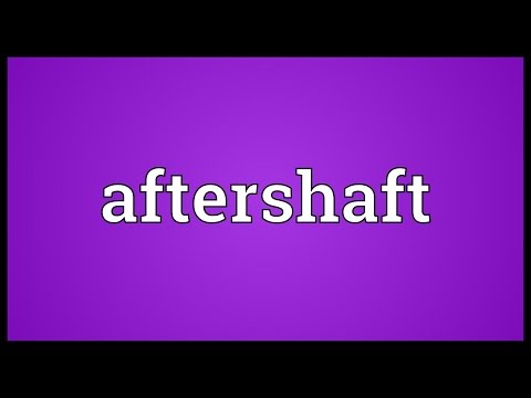 Header of aftershaft