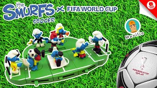 2022 Mcdonalds Smurfs Soccer Fifa World Cup Happy Meal Europe Toys Set 1-8 Complete