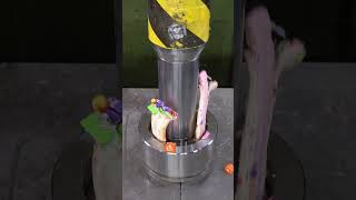 Compilation Of Best Candy Crushes With Hydraulic Press #hydraulicpress #crushing #satisfying