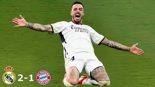 Real Madrid vs Bayern Munich 2-1 Highlights UCL (08/05/2024)