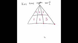 Şekilde kaç tane üçgen vardır ? Bulalım ! #matematiksorusu #matematik