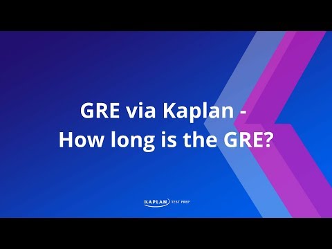 How long is the GRE?