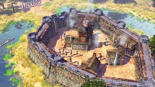 Military Fortress Siege in the Americas | Age of Empires III Gameplay