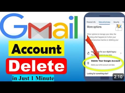 DELETE GOOGLE ACCOUNT FOREVER: A Quick & Easy Tutorial DELETE GOOGLE ACCOUNT FOREVER: A Quick & Easy Tutorial