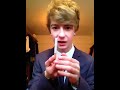 Guy eating cigarette