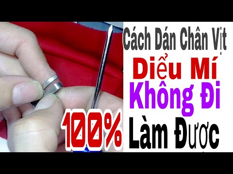 Chỉnh dán chân vịt máy một kim diểu mí không đi|Máy một kim công nghiệp|Luan Tran Tv