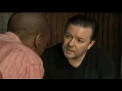 ricky gervais girlfriend jane fallon. Ricky Gervais goes to Africa