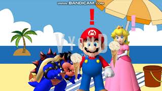 Dark Bowser Misbehaves On Vacation