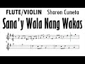 Sana'y Wala Nang Wakas Flute Violin Sheet Music Backing Track Play Along Partitura